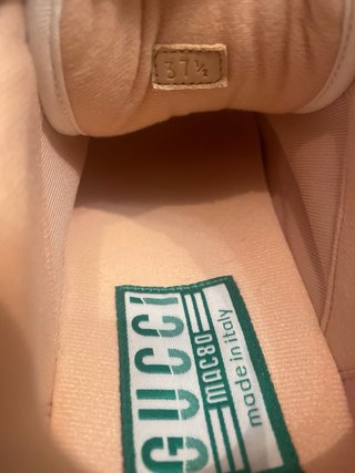 Deportivas Gucci Blancas y Rosas