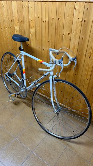 Bicicleta Carretera Peugeot Vintage Blanca