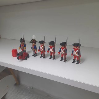 Playmobil Soldados Franceses con Cañón