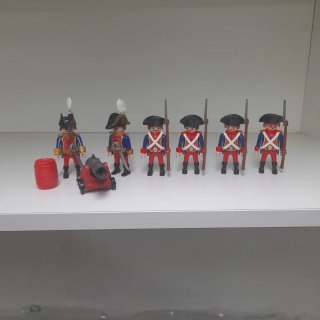 Playmobil Soldados Franceses con Cañón