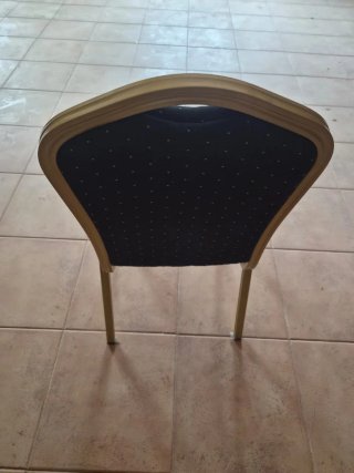 206 Sillas Comedor Azul Dorado