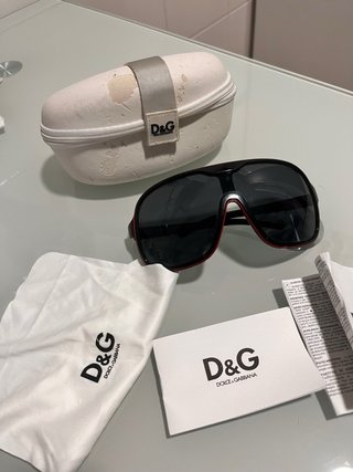 Gafas NUEVAS de sol Dolce & Gabbana negras y rojas