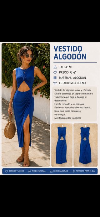 Vestido sexy con aberturas y pedrería