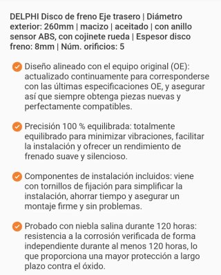 Juego de discos de freno traseros Renault Megane 3