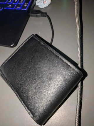 Portafoglio in pelle nero
