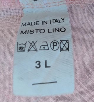 Vestito asimmetrico in lino tg.M. Italia
