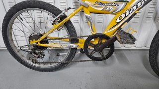 Bicicleta infantil 20' amarilla