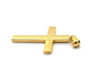 E1807632-35    Crucifijo Oro 18k Con Circonita