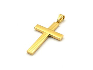 E1807632-35    Crucifijo Oro 18k Con Circonita