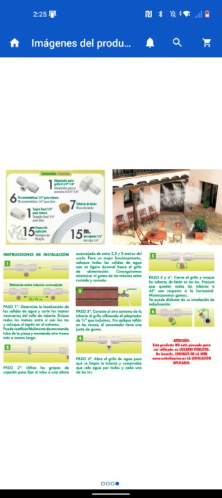 Kit Nebulización 15m Terraza Jardín