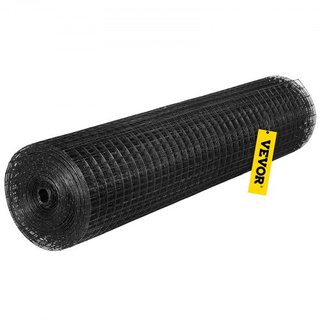 Malla de Hardware, 24" x 100' y Tamaño de Malla de 1"x1", Cercado de Alambre de Gallinero de Acero Galvanizado Recubierto de Vinilo de 16 Calibres con un Cortador y un Par de Guantes de Tela, para...