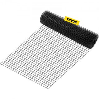 Malla de Hardware, 24" x 100' y Tamaño de Malla de 1"x1", Cercado de Alambre de Gallinero de Acero Galvanizado Recubierto de Vinilo de 16 Calibres con un Cortador y un Par de Guantes de Tela, para...