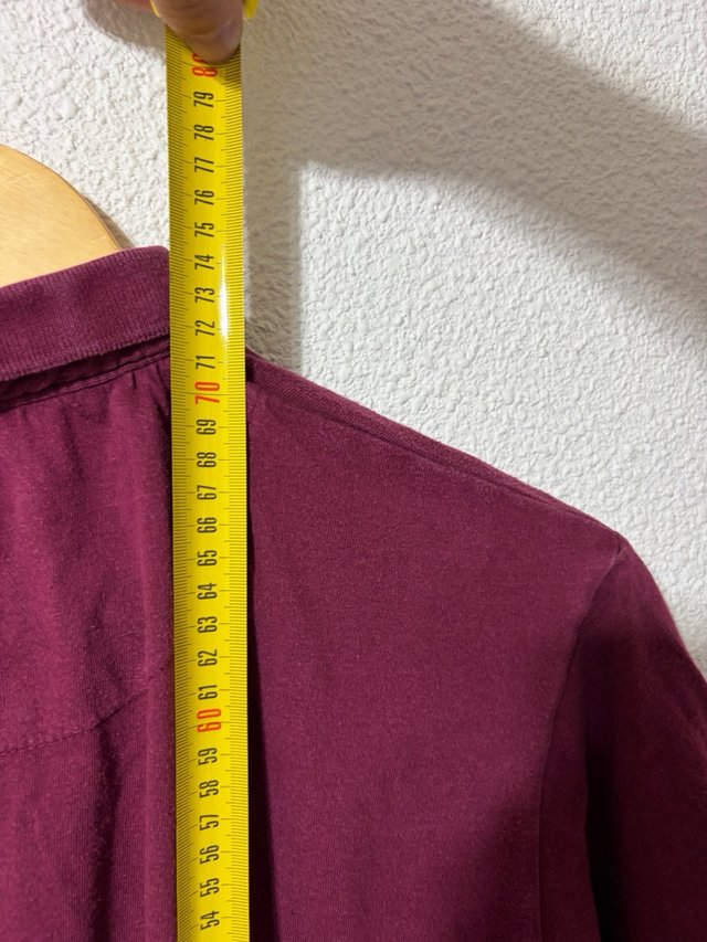 Polo Diesel Hombre Granate Rayas Marineras Bordado