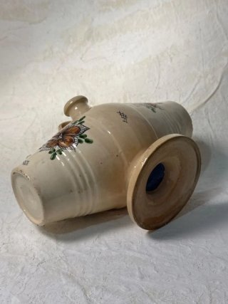 Botijo antiguo tonel flores