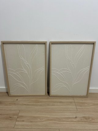 Cuadros decorativos tela y madera