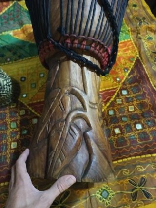 Djembé Africano de Madera