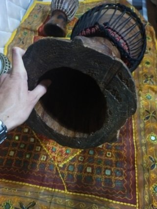 Djembé Africano de Madera
