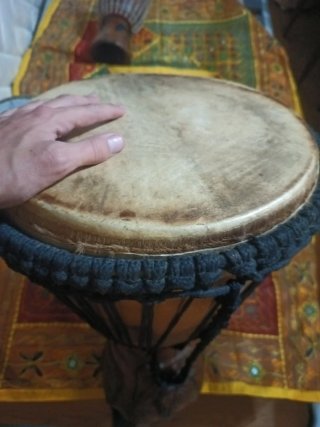 Djembé Africano de Madera