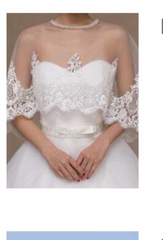 Sobretúnica Novia Encaje Talla Única