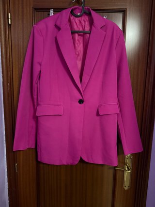 Chaqueta de vestir rosa