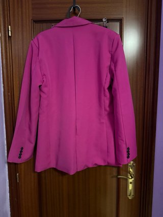 Chaqueta de vestir rosa