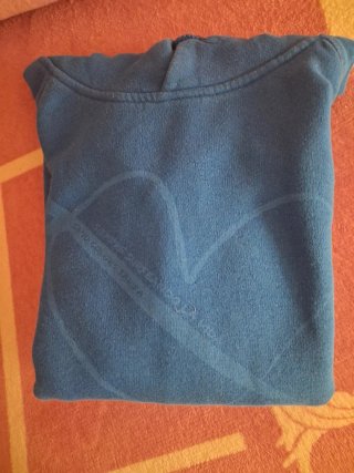 Sudadera niña azul T.12-14