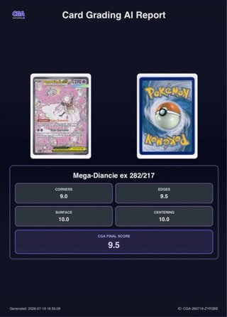 Carta Pokémon Mega-Diancie EX 282/217 ASC