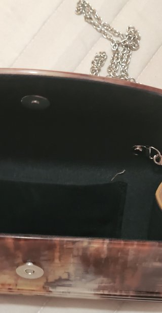 Bolso estspado con cadena