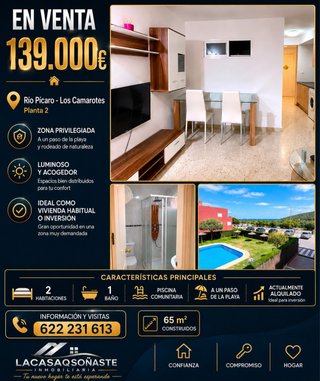 La casaQsoñaste vende fantástico apartamento