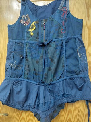 Top Azul Marino Talla L/XL
