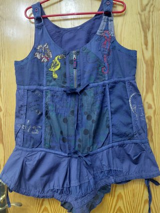 Top Azul Marino Talla L/XL