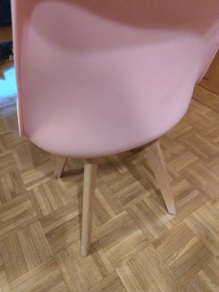 Silla rosa Sklum. Con asiento mullido