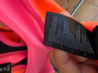 Lote 2 camisetas running sin mangas H&M y RBX T.L
