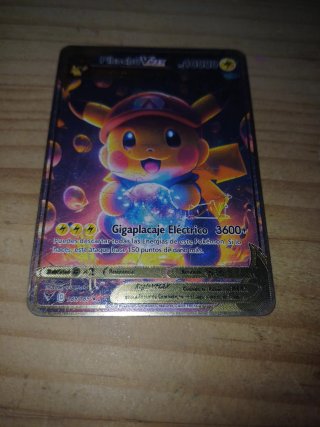 Carta Pokémon Pikachu VMAX Metalica