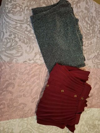 Pack Falda Talla XS y Mono Brillo Talla M