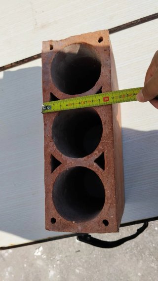 Ladrillos para vino (3 agujeros) 104 Uds  250