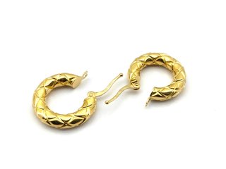 E1808884-25    Argollas Oro 18k