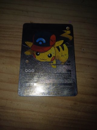 Carta Pokémon Metálica Pikachu