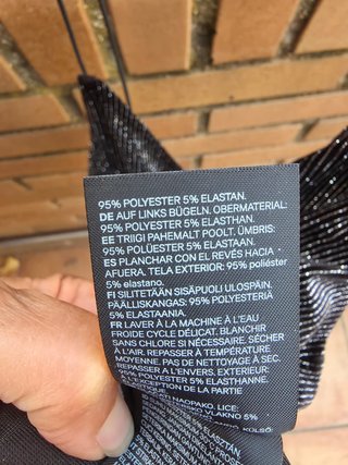 Mono corto brillante Divided H&M Talla M