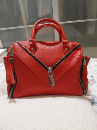 Bolso Piel Rojo Diesel