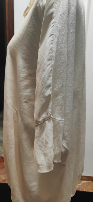 Maglietta Ainos Beige Collo V
