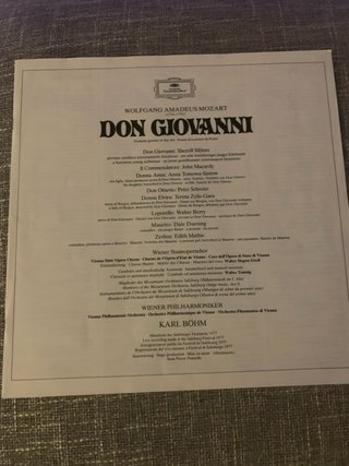 3 Vinili Don Giovanni Mozart - Opera Classica