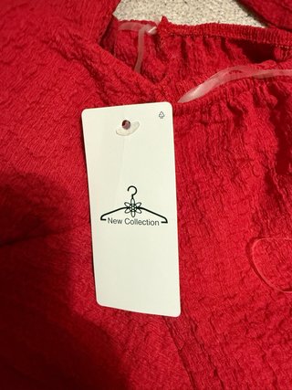 Conjunto rojo lino