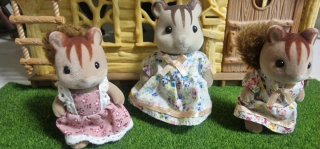 Familia Ardillas Sylvanian Families