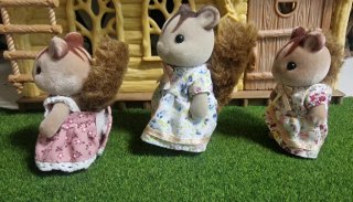 Familia Ardillas Sylvanian Families