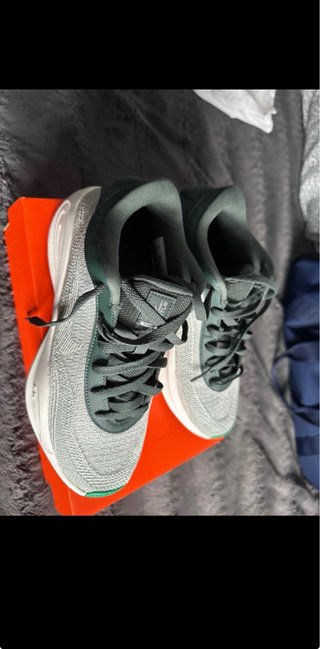 Zapatillas Nike Baloncesto Gris y Verde