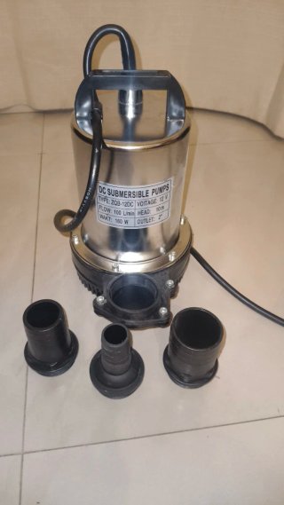 Bomba Sumergible DC 12V 100 L/min