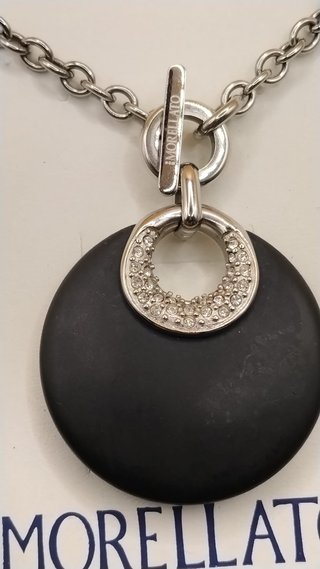 Collana Morellato Onice Nera e Zirconi
