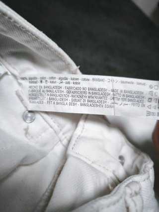 Jeans bianchi Zara donna