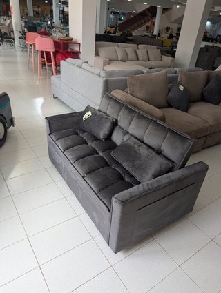 Sofá Cama Paulo Matrimonio 134cm Gris